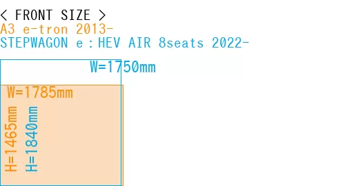 #A3 e-tron 2013- + STEPWAGON e：HEV AIR 8seats 2022-